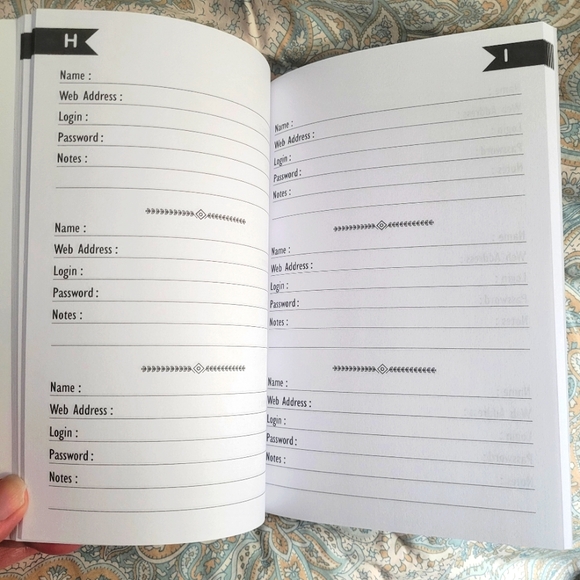 WTF is My Password Book Handy Log to Store Vital Info BRAND NEW - Picture 6 of 6